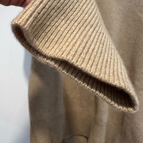 VTG 1950s -70s Mens Trimingham By Bellantyne Tan V-neck 100% Cashmere Sweater. - Picture 9 of 14